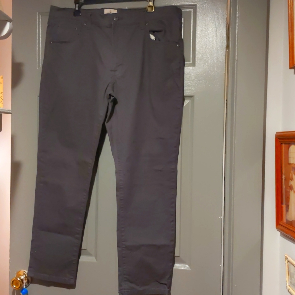 men's gray pants, mutual weave, sz 38/30